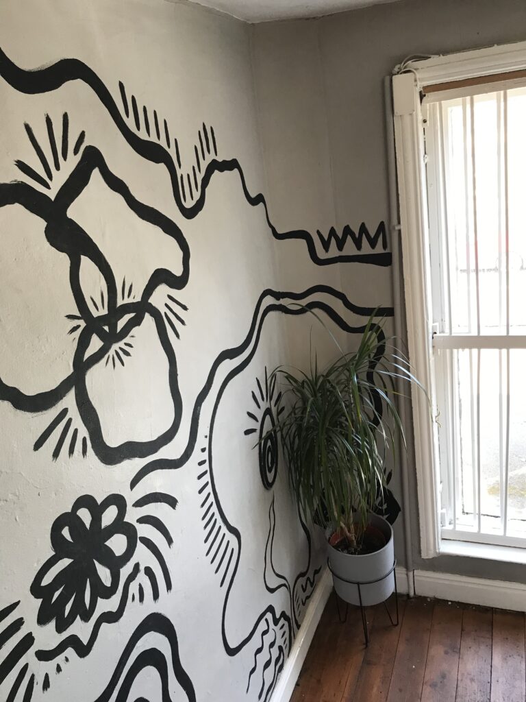 Mural at Bowery Visual Arts, Leeds, England